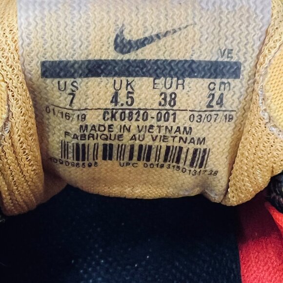 Nike Women Air Zoom Pegasas 36 Running Shoes 7 Black Lace Up Sneakers Ck0820-001 - Picture 10 of 12